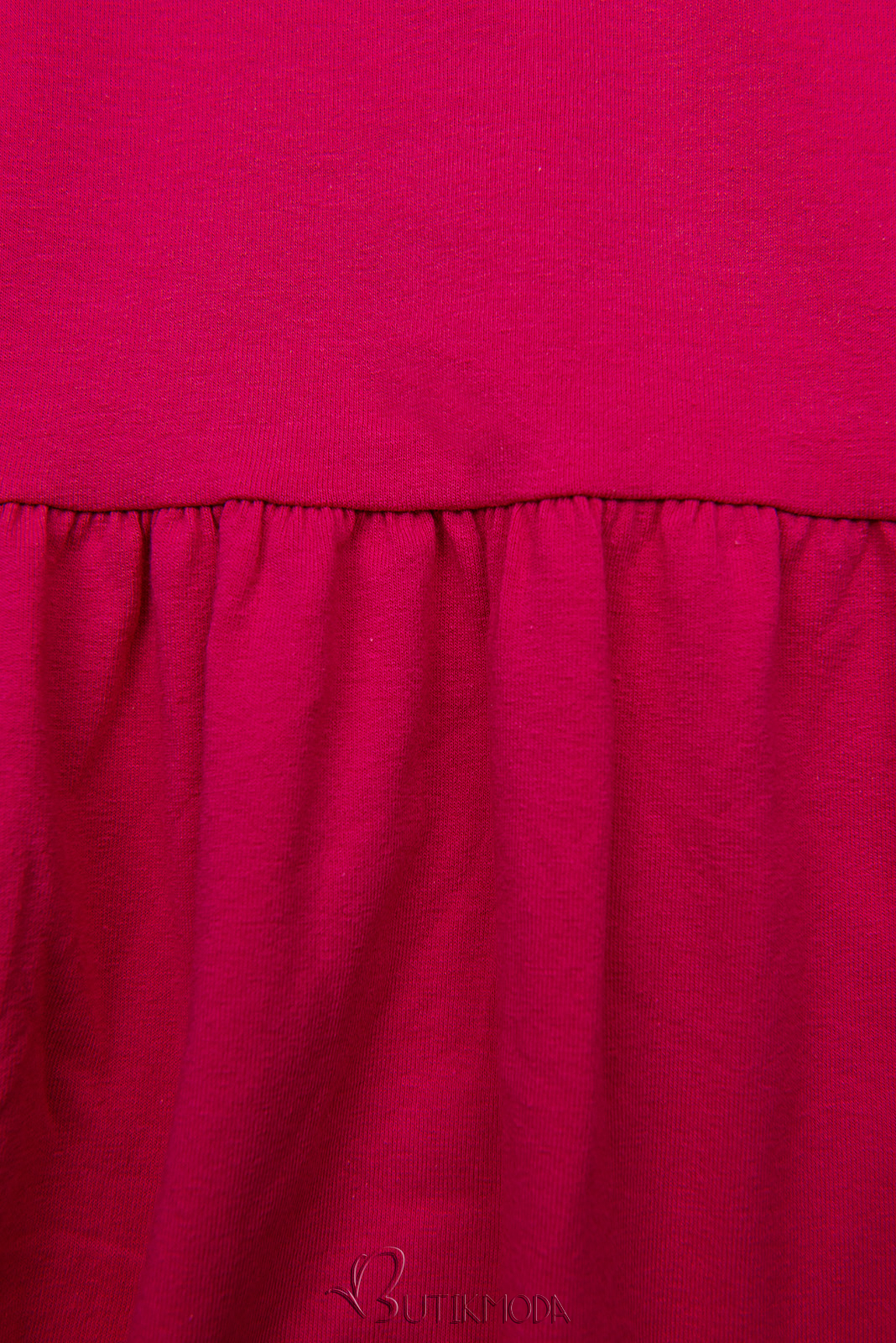 Rózsaszínű A-vonalú pamut ruha