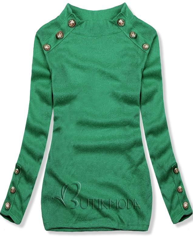 Zöld színű könnyű pulóver