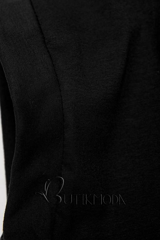 Fekete színű pamut ruha Marilyn