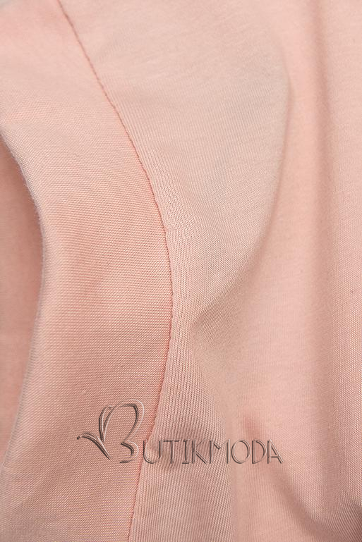 Rózsaszínű pamut ruha Marilyn