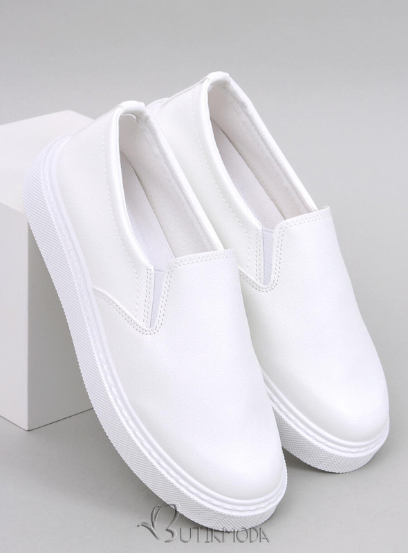 Slip-on női tornacipő - fehér színű