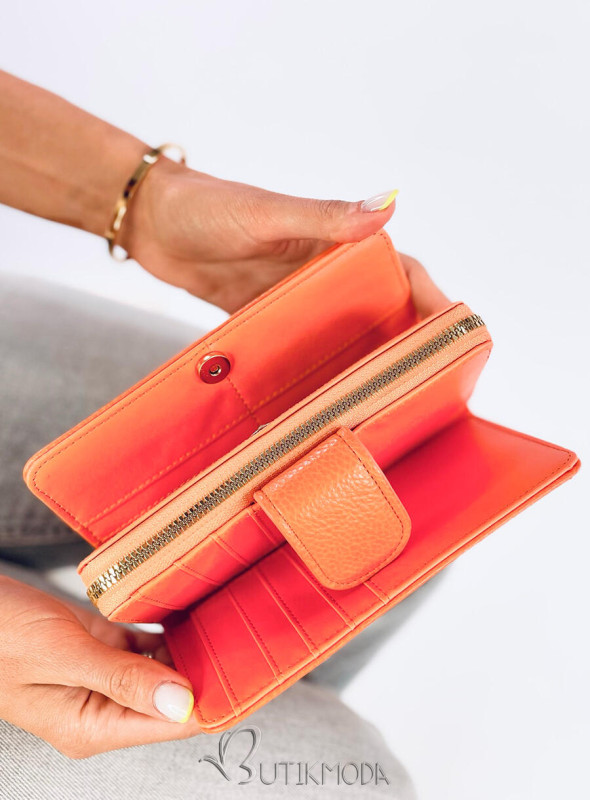 Női pénztárca BELLA - narancsszínű