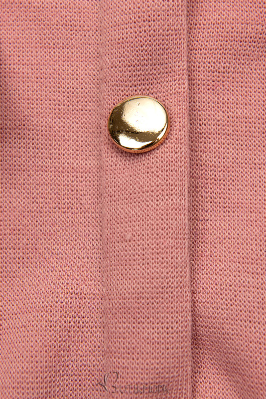 Vintage rózsaszínű lány ruha övvel