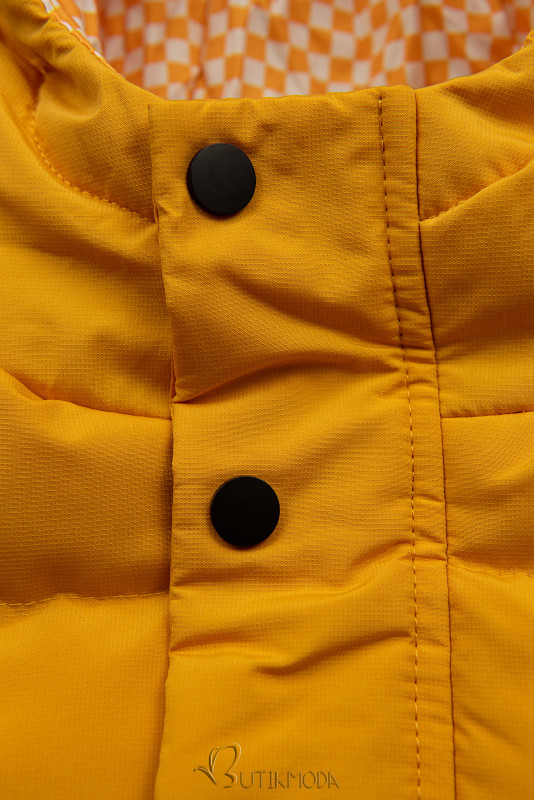 Sárga színű téli kabát HELLO