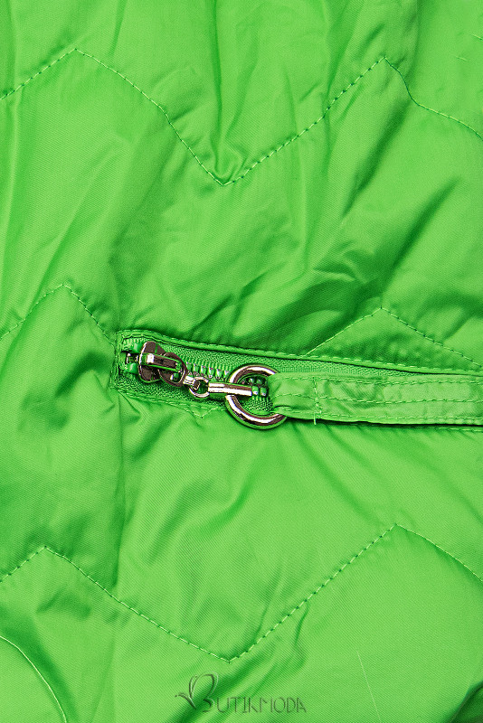 Zöld színű átmeneti dzseki FASHION