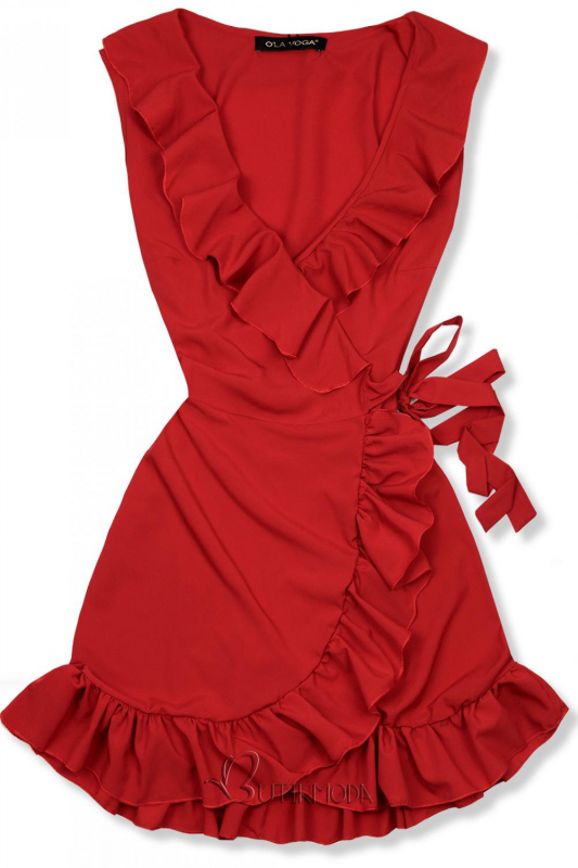 Piros színű ruha BE LOVE/O'la Voga