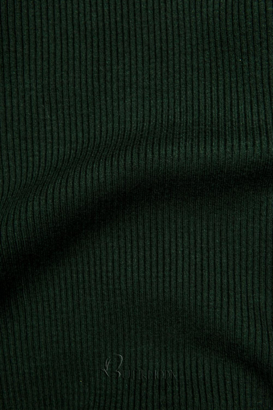 Zöld színű rövid garbó