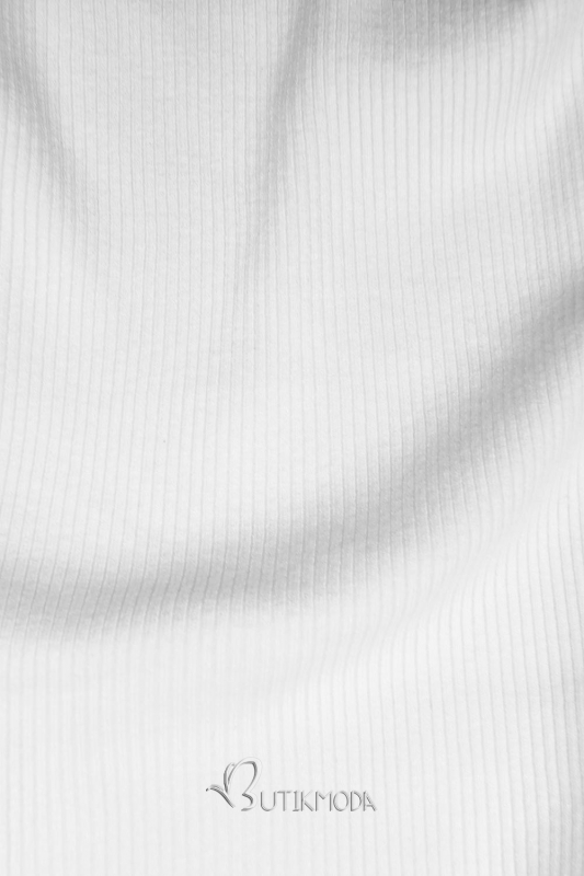 Fehér színű rövid garbó