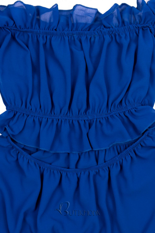 Kobaltkék színű hosszú nyári ruha