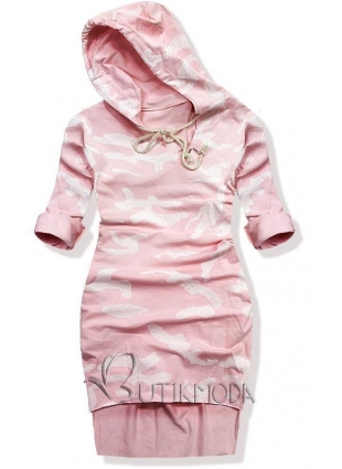 Rózsaszínű terepmintás ruha 17103