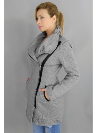 Szürke színű női kabát M-1605