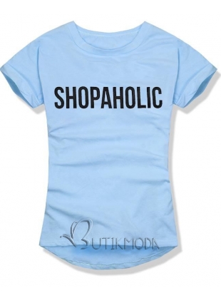 Kék színű póló SHOPAHOLIC