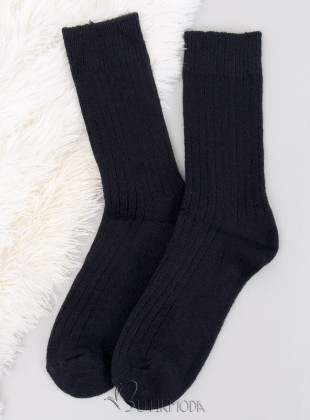 Fekete színű meleg női zokni