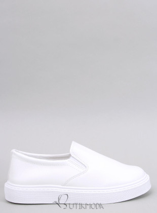 Slip-on női tornacipő - fehér színű
