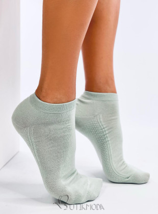 Pamut zokni - mentaszínű