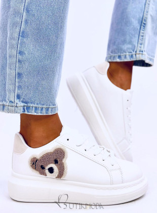 Fehér színű tornacipő TEDDY