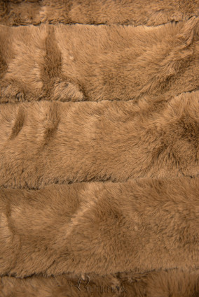 Kifordítható bélelt dzseki - barna és bézs színű