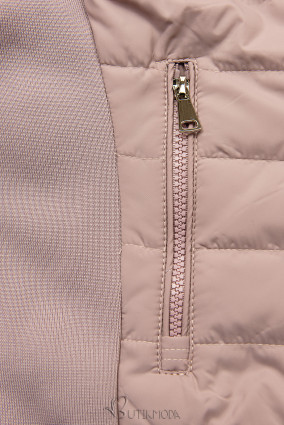 Rózsaszínű kifordítható átmeneti dzseki