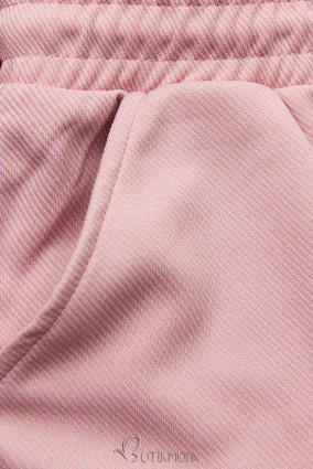 Rózsaszínű zsebes sportnadrág