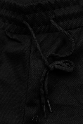 Fekete színű zsebes sportnadrág