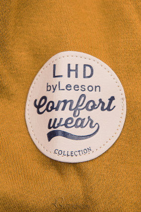 LHD márkájú mustársárga színű hosszított felső