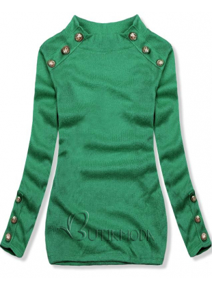 Zöld színű könnyű pulóver