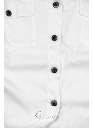 Fehér színű bő szabású ing