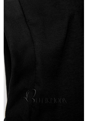 Fekete színű pamut ruha Marilyn