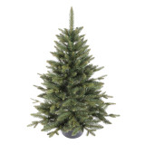 FJORD mű lucfenyő karácsonyfa cserépben - 80 cm