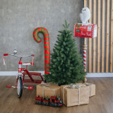 MORITZ 3D mű lucfenyő karácsonyfa cserépben - 80 cm