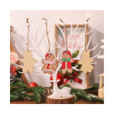 12 darabos fa karácsonyfadísz készlet, karácsonyi mézeskalácsok