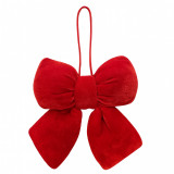 Piros karácsonyi masni 14x5 cm