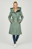 Zöld színű átmeneti kabát FASHION