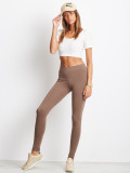 Stílusos barna színű leggings