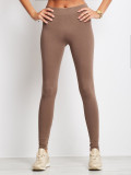 Stílusos barna színű leggings