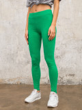 Zöld színű basic leggings