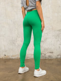 Zöld színű basic leggings