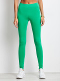 Zöld színű basic leggings