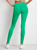 Zöld színű basic leggings