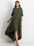 Khaki színű oversized ruha