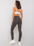 Sima női leggings khaki színben