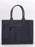 Női shopper táska - sötétszürke színű