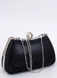 Alkalmi clutch kézitáska - fekete színű