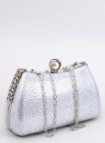 Alkalmi clutch kézitáska - ezüst színű