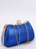 Alkalmi clutch kézitáska - kobaltkék színű