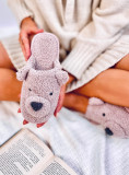 Rózsaszínű női papucs TEDDY BEAR