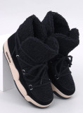 Sneakers stílusú hótaposó - fekete színű