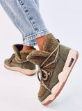 Sneakers stílusú hótaposó - khaki színű