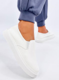 Slip-on női tornacipő - fehér színű