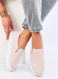 Slip-on női tornacipő - világos rózsaszínű